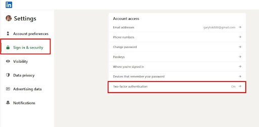 How to enable 2FA